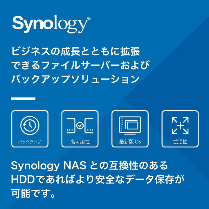 Synology Plus HAT33004T Festplatte (4 TB, intern, 8,9 cm (3,5 Zoll), SATA (SATA/600) 4TB, 4TB