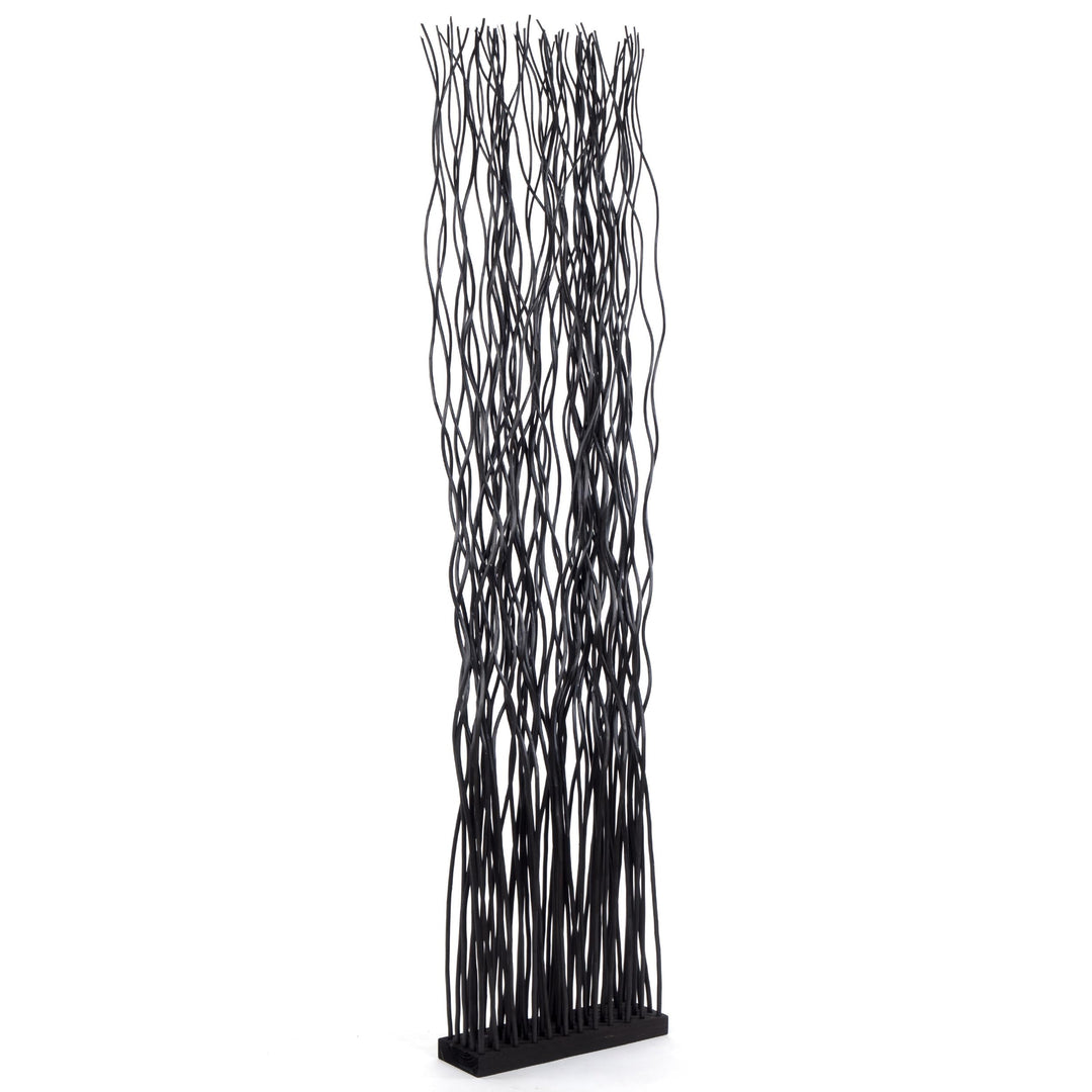 DESIGN DELIGHTS Weiden RAUMTEILER Wave | Weidenholz, 170x40cm (HxB) | Paravent aus Weidenzweigen, Ra