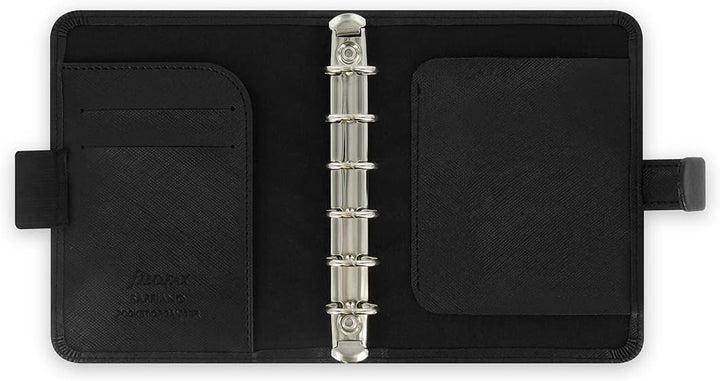 Filofax 22468 Saffiano Organiser, schwarz, schwarz