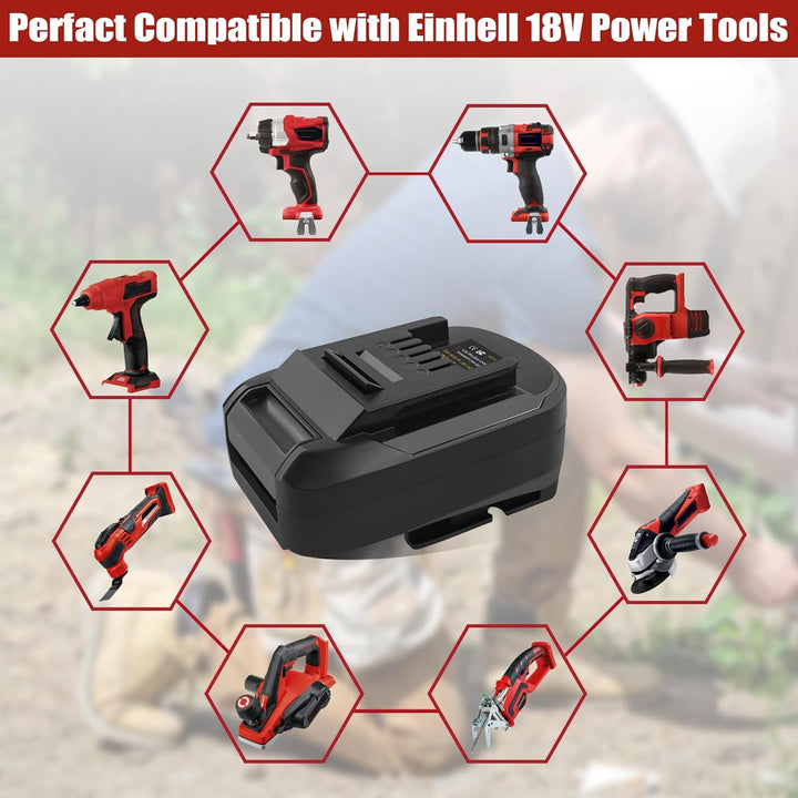 Adapter Konverter für Bosch PBA 18V Akku auf für Einhell Elektrowerkzeug,BOSC18EIN Batterieadapter f