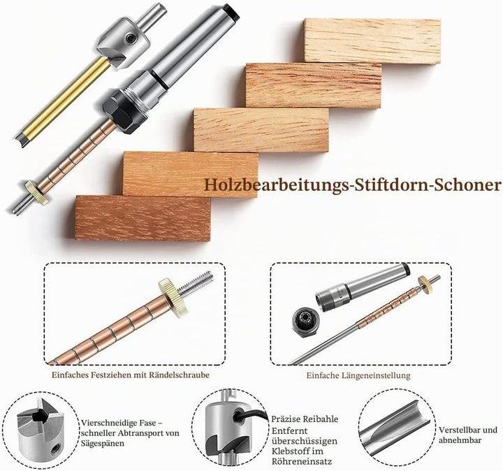 Stiftherstellungs Set Stiftschaft und Stifthalter Verkleidungm Set Holzdrehdorn für die Herstellung