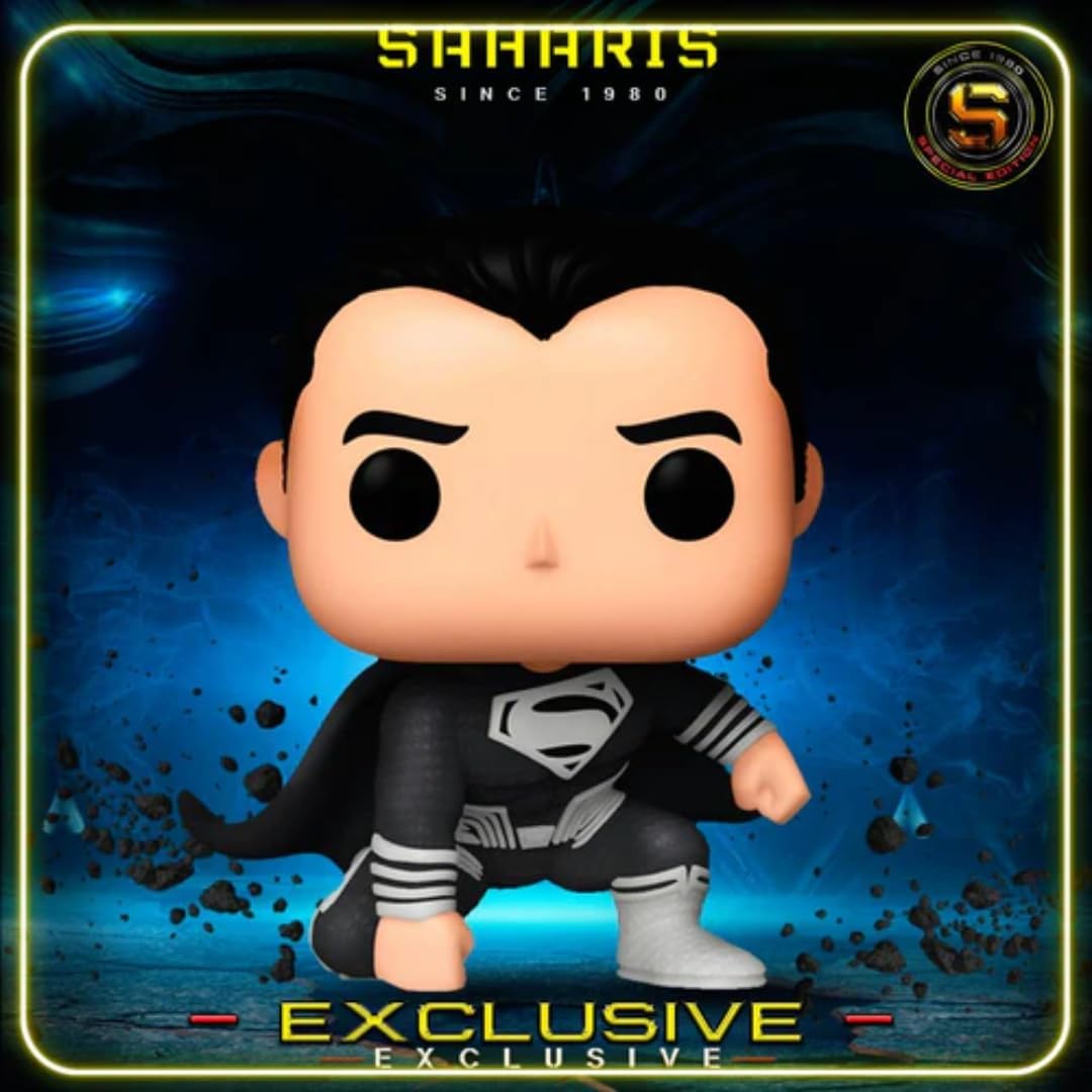 Funko Zack Snyder’s Justice League Superman in Landing Pose POP! Vinyl, Schwarz