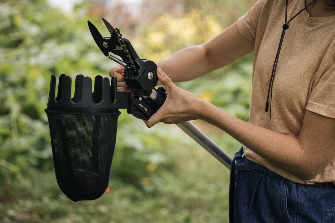 Fiskars Obstpflücker für Schneidgiraffe UPX82, UPX86, UP82, UP84, UP86, Nur Gerätekopf, L x B x H: 2