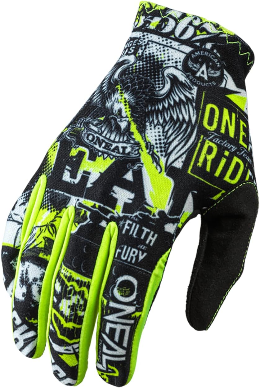 O'NEAL | Fahrrad- & Motocross-Handschuhe | MX MTB DH FR Downhill Freeride | Langlebige, Flexible Mat
