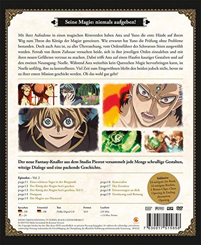 Black Clover - Vol. 2 - [DVD], DVD