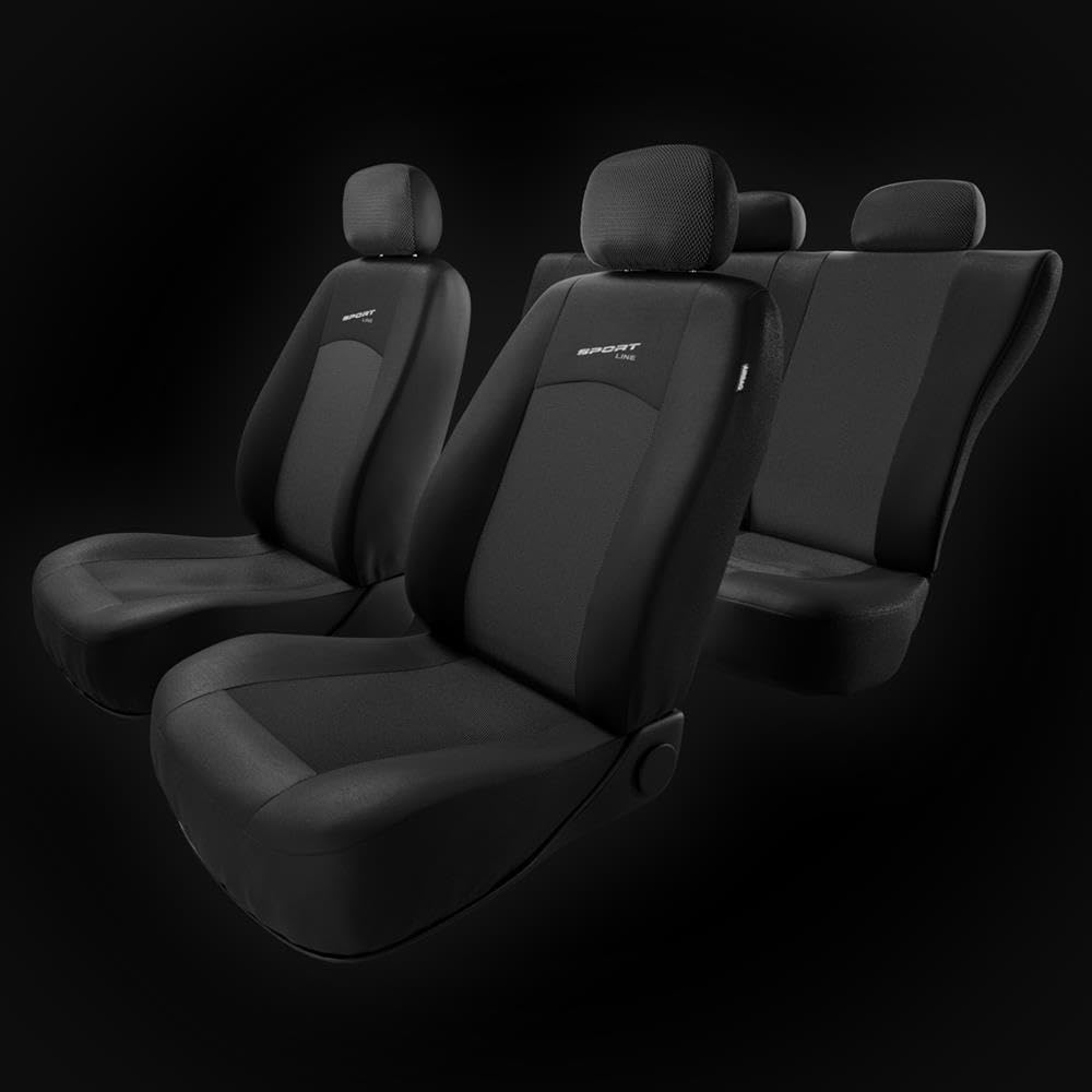 Mossa - Universal Sitzbezüge Auto kompatibel mit Nissan Micra K11, K12, K13, K14 (1992-2019) - Autos