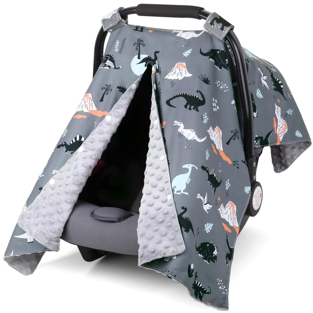 Baby-Autositzbezug, Sonnenschutz, atmungsaktiv, weich, Baby-Autositzbezug mit Druckknopf, für Kinder