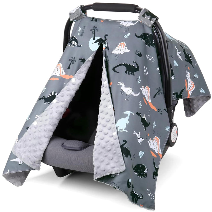 Baby-Autositzbezug, Sonnenschutz, atmungsaktiv, weich, Baby-Autositzbezug mit Druckknopf, für Kinder