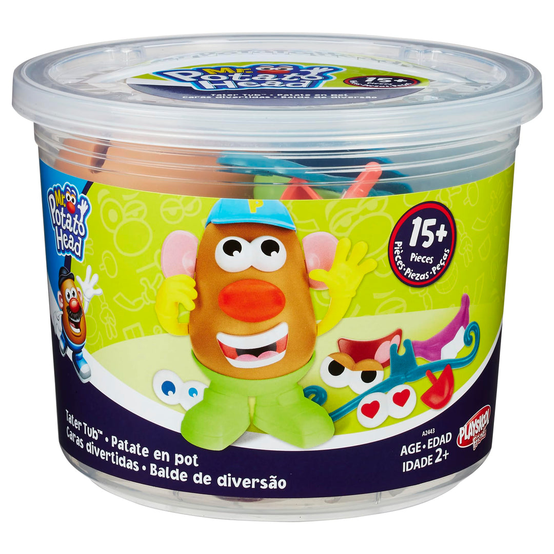 Mr. Potato Head A2443 Playskool Mr. Kartoffelkopf Mr.Potato Head Tater Tub Set, Badespielzeug, Orang