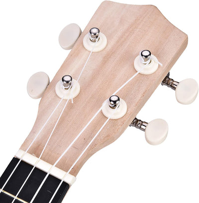 DIY Ukulele Sopran Ukulele 21 Zoll Basswood 4 String Hawaii Kleine Gitarrenpackung Bausatz DIY Zubeh
