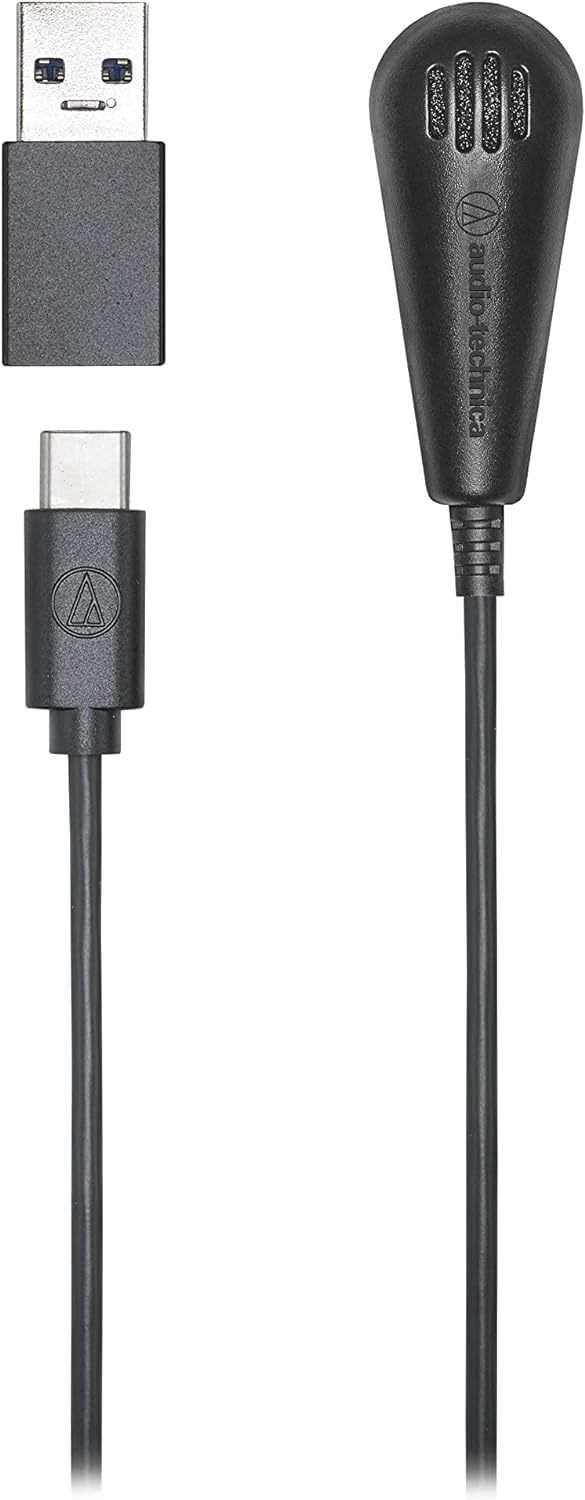 Audio-Technica ATR4650-USB Digitales Mikrofon Für Oberflächenmontage/zum Anstecken Schwarz