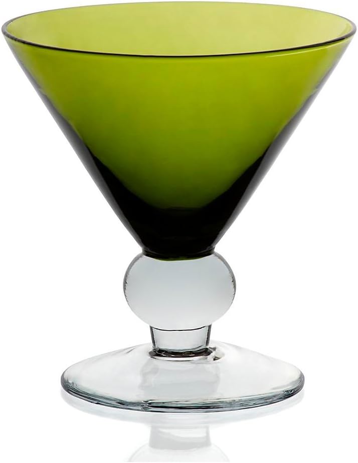 Eiscremeglas 6er-Set Eisbecher Dessertschale Cocktail Colori Vero 200ml grün
