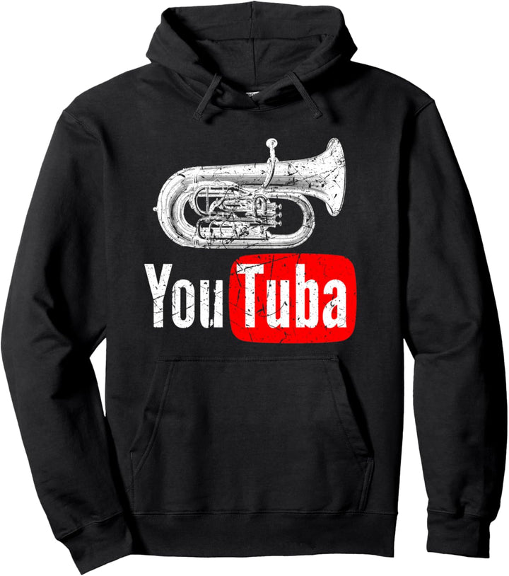 You Tuba Lustige Marschband Vintage Tuba Euphonium Pullover Hoodie