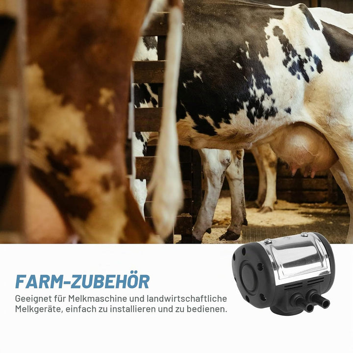 UKCOCO Pulsator für Kuh Milker Melkmaschine Edelstahl Milch Milker 50 bis 180 ppm einstellbare Gesch