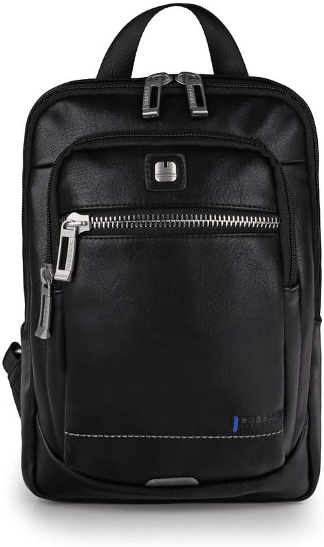 Gabol Herren 10,1" Mochila Bandolera, Schwarz, Talla Única