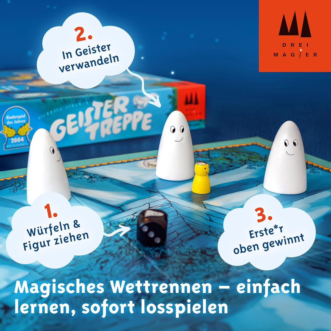 Drei Magier Spiele 40811 - Geistertreppe, Kinderspiel des Jahres 2004