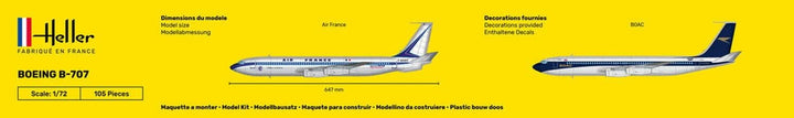 Heller 80452 - Modellbausatz Boeing B-707 A.F.