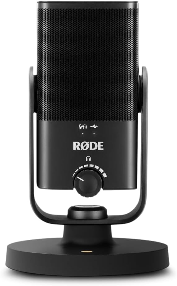 RØDE NT-USB Mini vielseitiges USB-Studio-Kondensatormikrofon für Podcasting, Streaming, Gaming, Musi