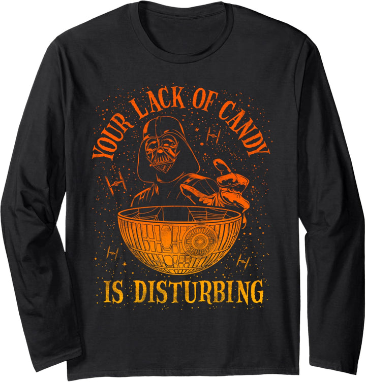 Star Wars Vader Lack Of Candy Halloween Langarmshirt