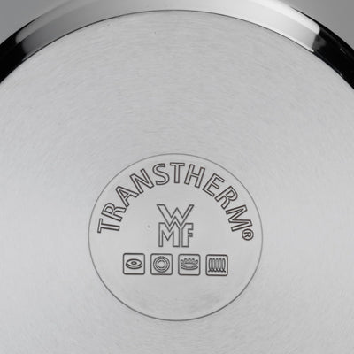 WMF Brilliant Kochtopf klein 16cm, Glasdeckel, Bratentopf Induktion 1,5l, Cromargan Edelstahl satini