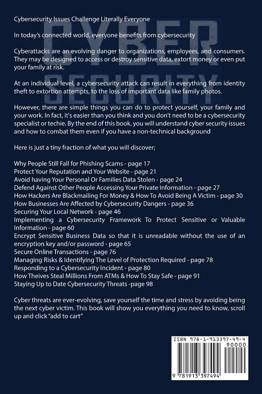Cybersecurity: The Hacker Proof Guide To Cybersecurity, Internet Safety, Cybercrime, & Preventing At