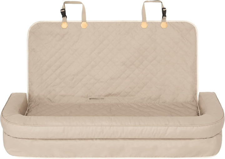PillowPrim Hundeautositz, Hundedecke Auto rückbank, Transportbox Katze, Hundebox, Hundekorb, Hundege