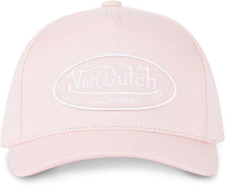 Cap Herren Luftiges Netzgewebe, Tracker Kappe Herren, Perfekter Halt, Atmungsaktiv, Rosa/Weiss, Einh