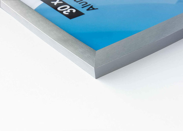 accent by nielsen Aluminium Bilderrahmen Largo, 50x70 cm, Struktur Silber Matt 50 x 70 cm Struktur S