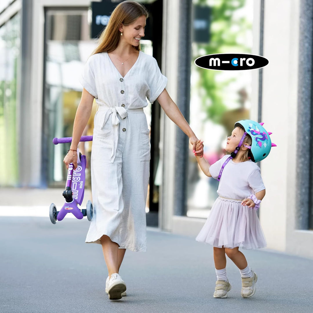 Micro Mini-Deluxe-Roller, zusammenklappbar, für Jungen und Mädchen, 3 Räder, 2–5 Jahre, leicht