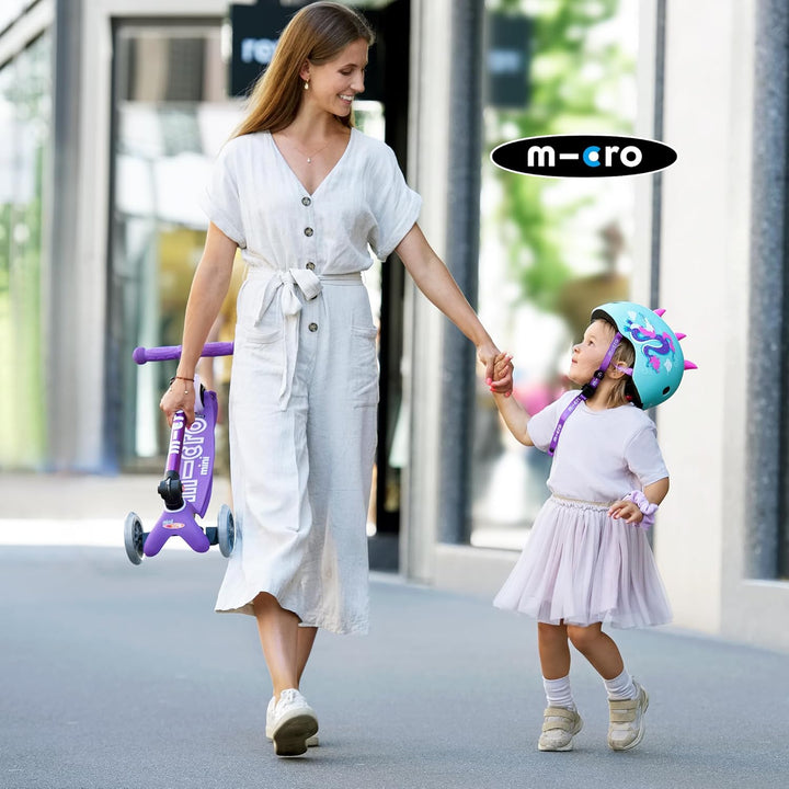 Micro Mini-Deluxe-Roller, zusammenklappbar, für Jungen und Mädchen, 3 Räder, 2–5 Jahre, leicht