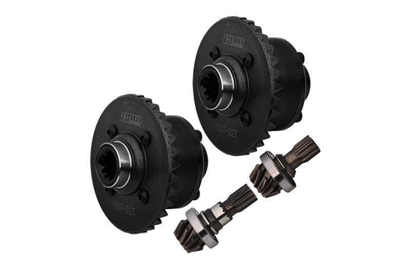 4140 Medium Carbon Steel + 7075 Aluminium Alloy Front & Rear Complete Differential for Traxxas 1:5 X