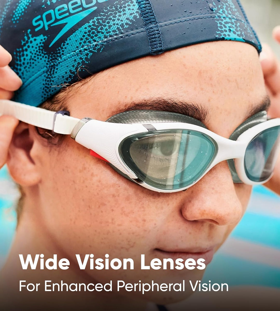 Speedo Unisex Biofuse 2.0 Schwimmbrille (1er Pack) Einheitsgrösse Harlequin Green/True Navy, Einheit