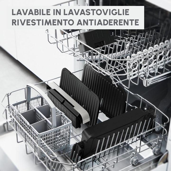 Moulinex Optigrill 4in1 XL, Elektrogrill, Grill und Ofen in einem Gerät, volle Mahlzeit, Kapazität 6