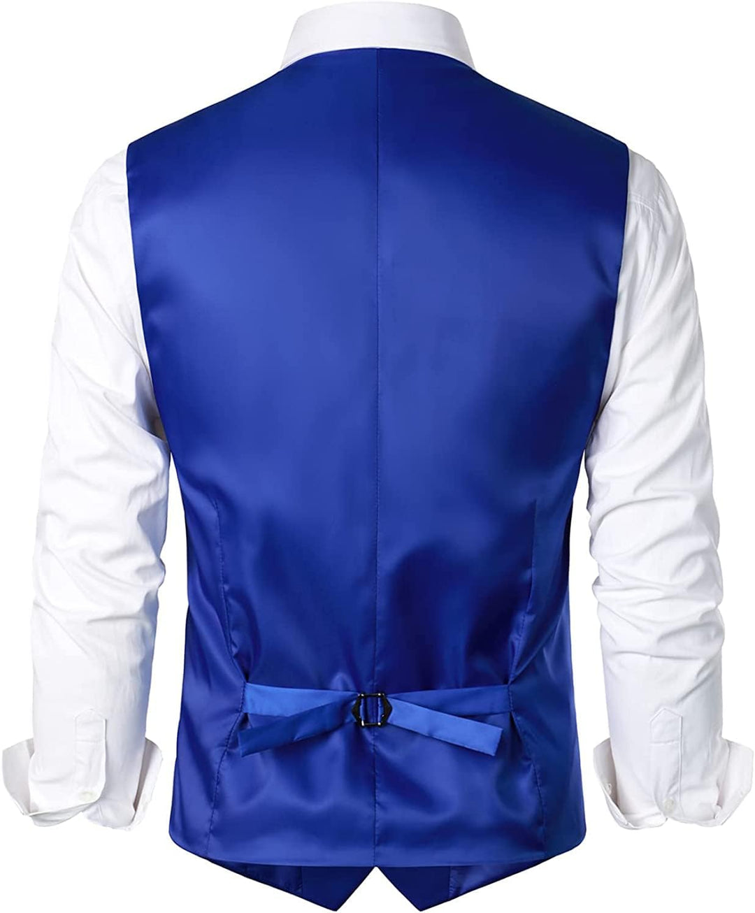 PARKLEES Herren Hipster Urban Design Business Formale Weste Slim Fit Anzug Smoking Kleid Weste S Kön