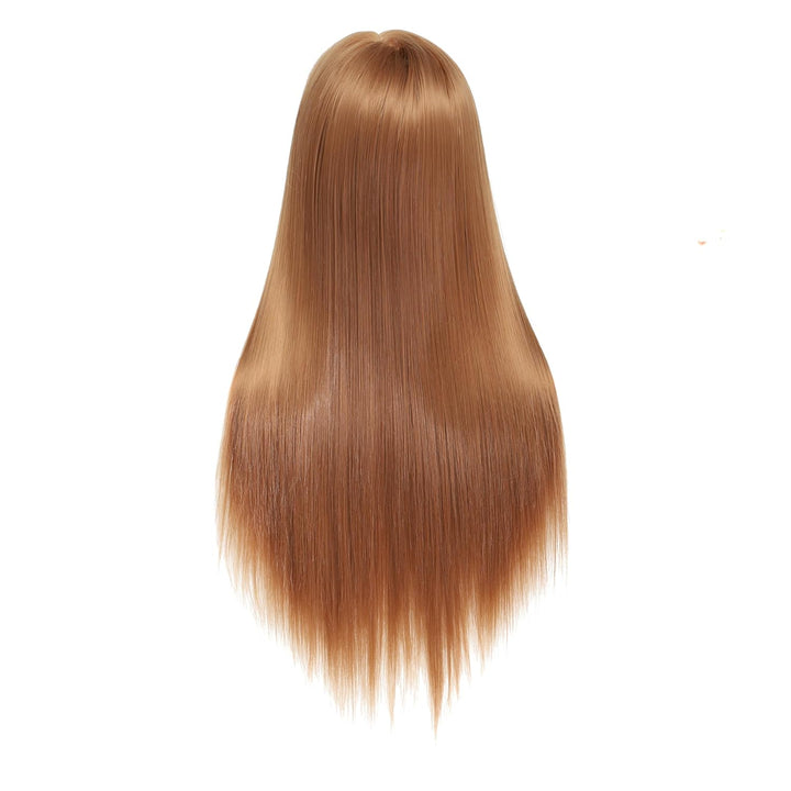 Training Kopf, 26-28" 100% synthetische Faser lange Haare Friseur Kosmetologie Schaufensterpuppe Pup