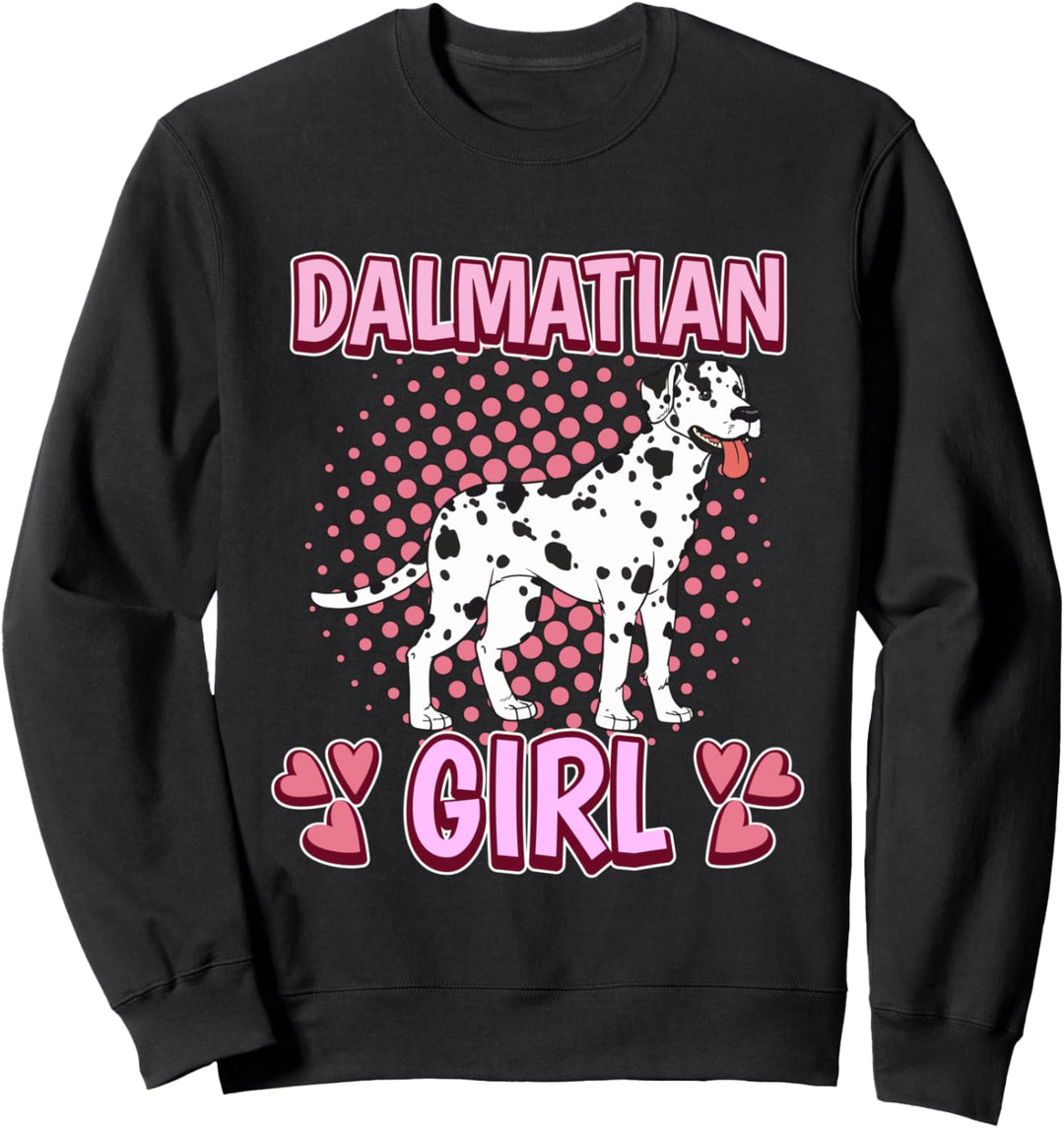 Damen Dalmatian Girl Mädchen Dalmatiner Sweatshirt