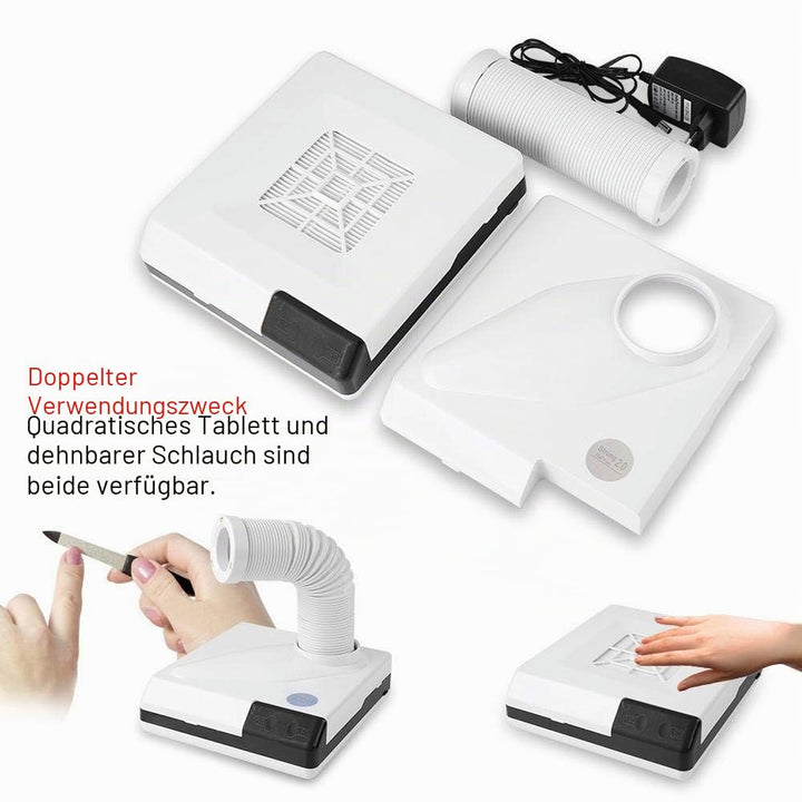 60W 2 In 1 Nagelstaubsauger, Sun Nail Nagel Staubabsauger, Professioneller Nagelstaubsammler, Verbes