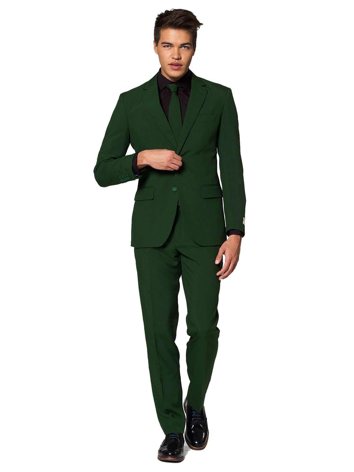 OppoSuits Herren Opposuits Halloween Suit For Men in Creepy And Stylish Print Anzug 48 Glorious Gree
