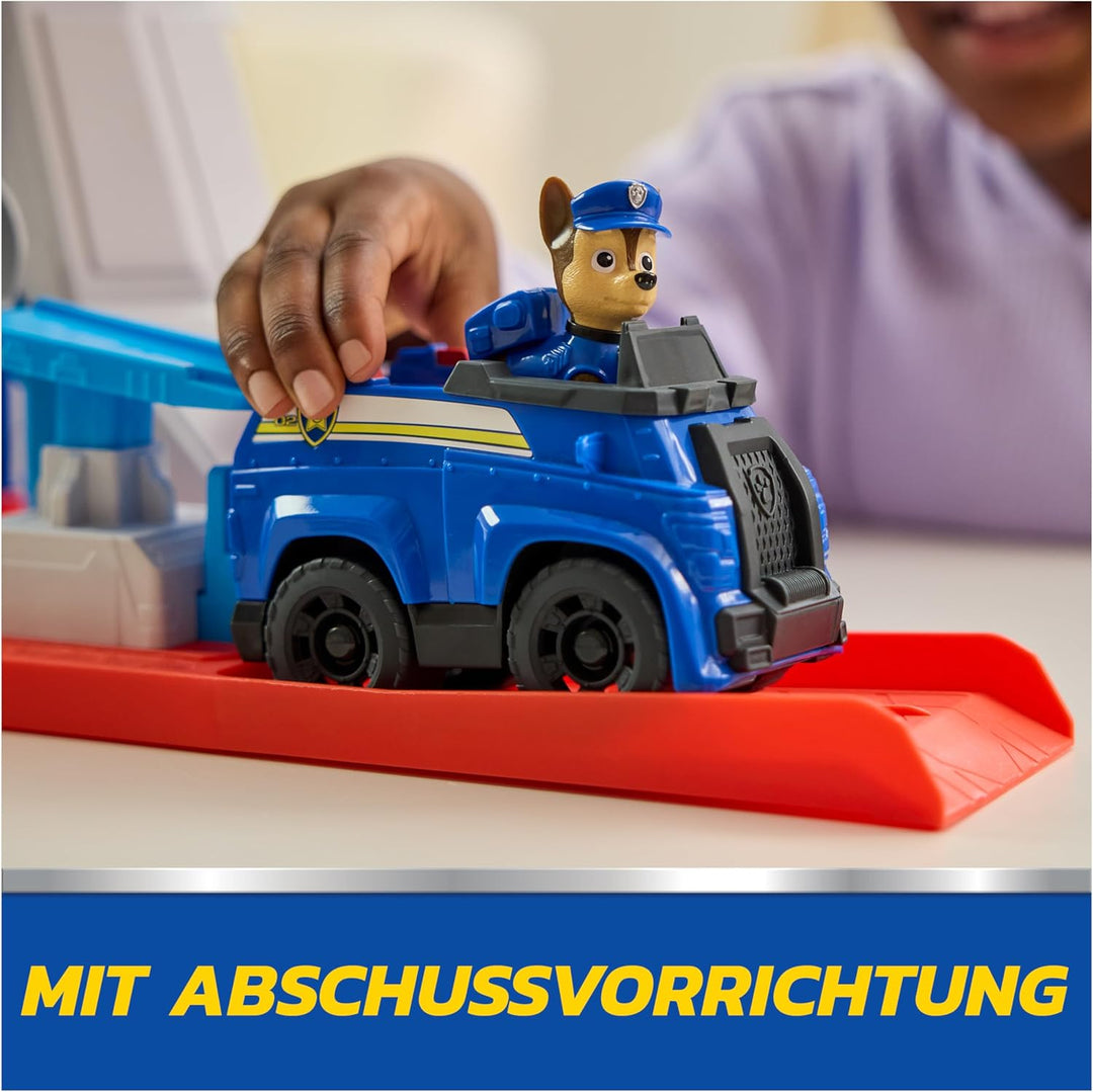 PAW PATROL - Lookout Tower (2025), über 50 cm hoch, Hauptquartier Spielset mit 1 Basis Polizei-Fahrz