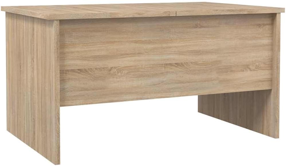 vidaXL Couchtisch Höhenverstellbar Kaffeetisch Beistelltisch Wohnzimmertisch Sofatisch mit Stauraum