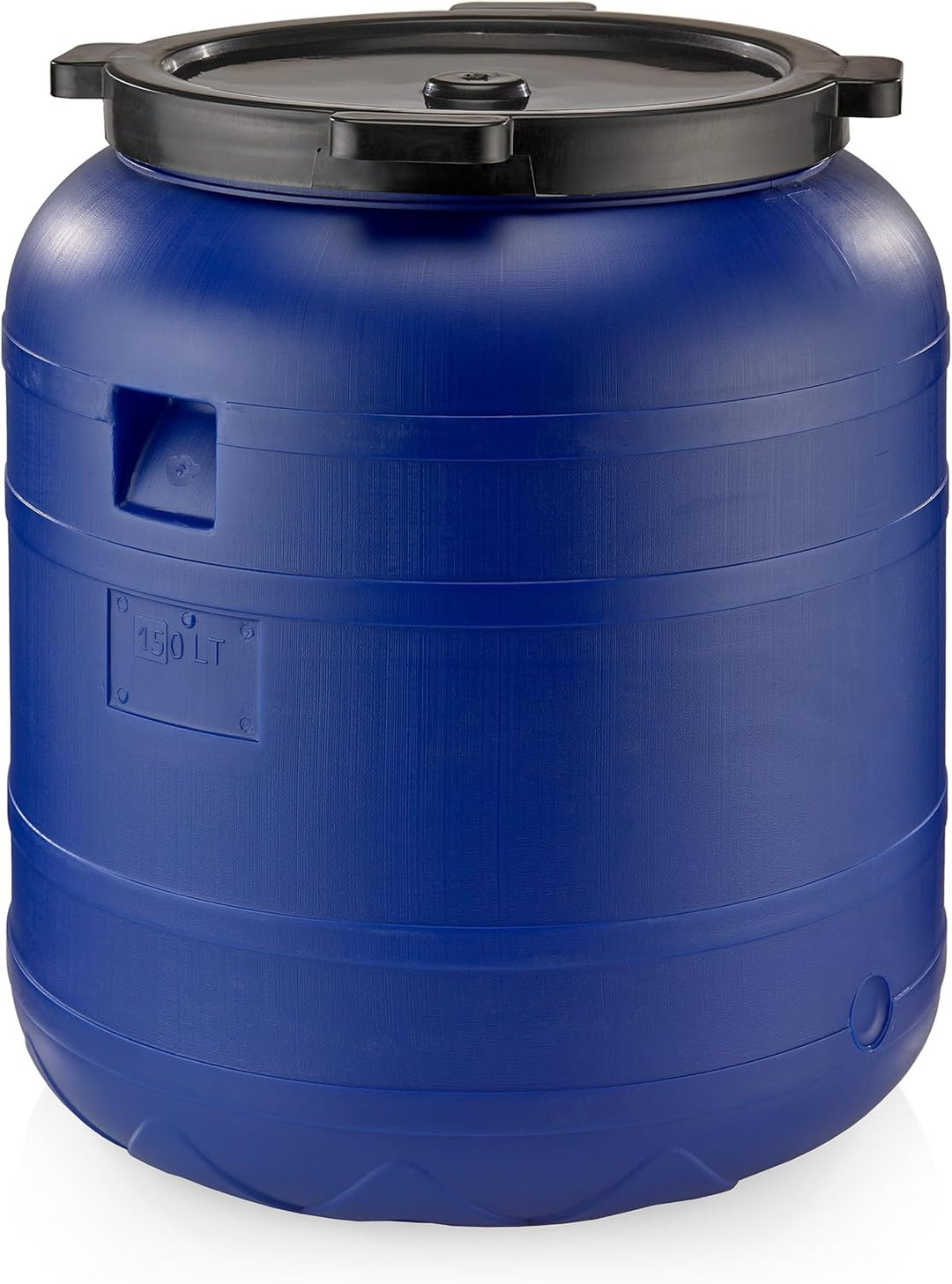 Sterk Plast B150F Fass Durchmesser 55 cm, Fassungsvermögen 150 Liter, Blau