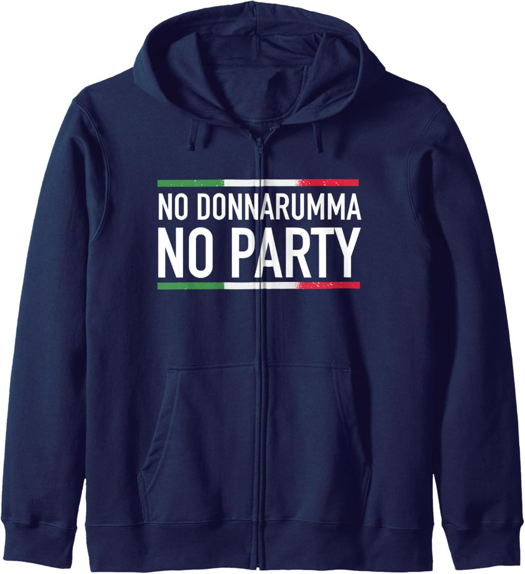 No Donnarumma No Party Italien 2021 Trikot-Design Kapuzenjacke