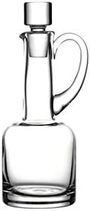 Topkapi Elite Öl & Essig – Kristall Glas Öl & Essig Set Rebecca, Handgefertigt, mit Henkel, Höhe 21