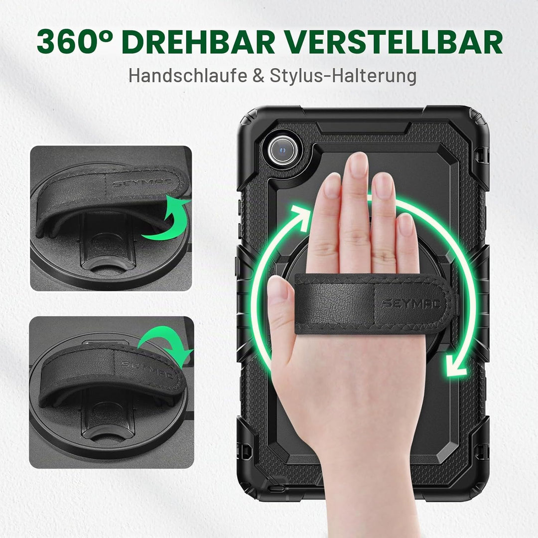 SEYMAC Hülle für Lenovo Tab One/Tab K9 Tablet 8,7 Zoll 2025 (TB305XU/TB305FU), Stossfeste Hülle mit