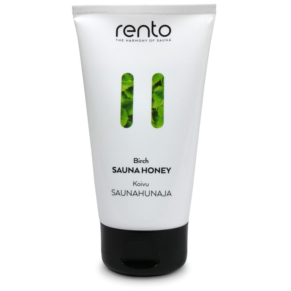 Hochwertiger Rento Saunahonig Peeling 150 ml | Biologisch abbaubares Peeling | Natürliche Inhaltssto