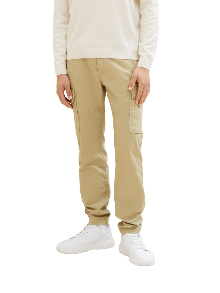 TOM TAILOR Herren Regular Fit Cargo Hose mit Stretch XXL 19726 - Olive Grey, XXL 19726 - Olive Grey