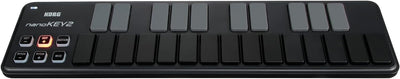 Korg NANOKEY2-BK USB-Keyboard mit 25 Tasten Schwarz Black nanoKEY2, Black nanoKEY2