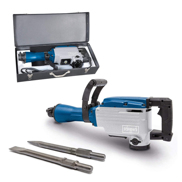 Scheppach AB1700 Abbruchhammer 50J Schlagkraft | 1700W Leistung | 2000 Schläge/min | 390mm Spitz- un