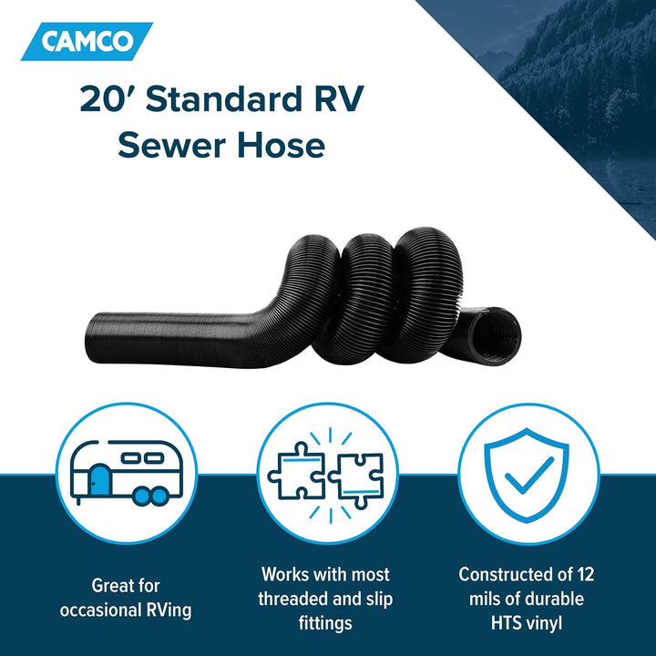 Camco 39611 rv-Sewer-Hoses Standard 20 &