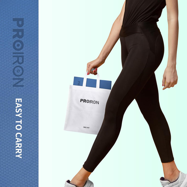 PROIRON Yogamatte Faltbar TPE, Reise Yogamatte rutschfest &amp; leicht 183cm x 61cm x 6mm, Gymnastikmatt